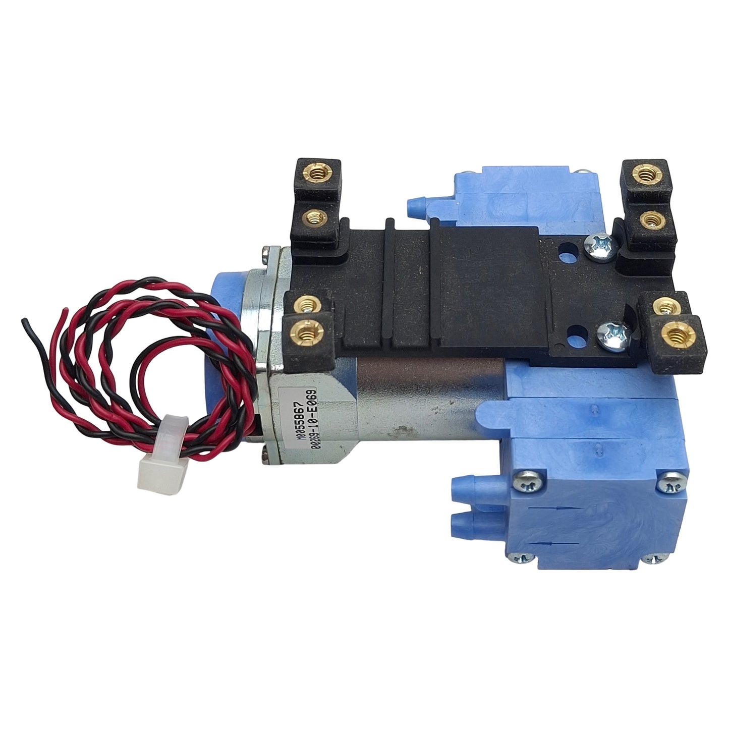 Used Parker D736A-23-02 Diaphragm Pump, 11L/min Flow, 20psi Max, 3700RPM, 24VDC
