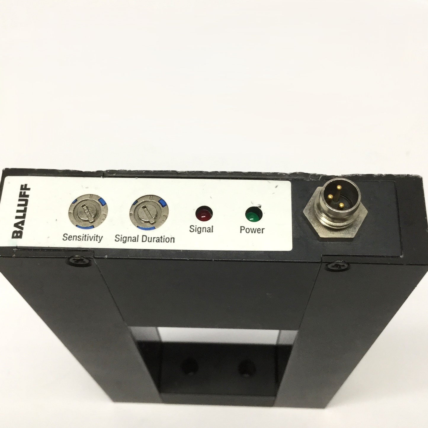 Used Balluff BOW A-0408-NS-C-S49 Optical Window Area Sensor, 40 x 80mm, 10-30VDC, NPN