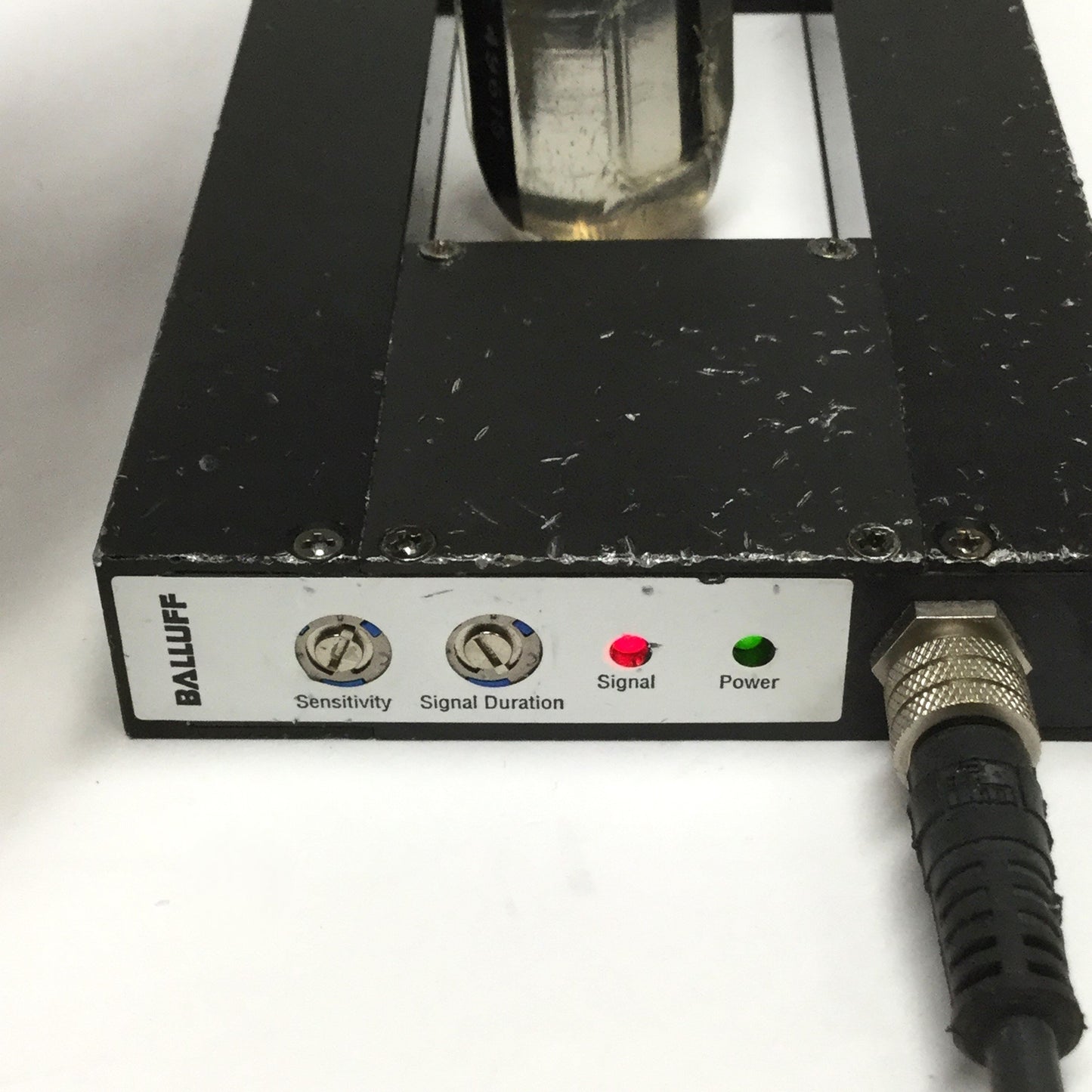 Used Balluff BOW A-0408-NS-C-S49 Optical Window Area Sensor, 40 x 80mm, 10-30VDC, NPN