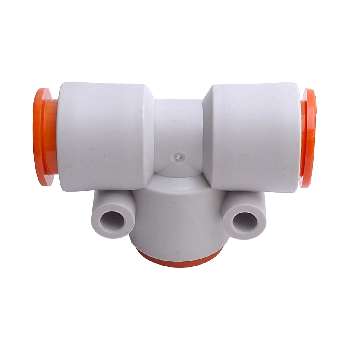 New – Open box Lot of 5 SMC KQ2T13-00A Pneumatic Union Tee Fittings, 1/2in OD Tube, 1.0MPa