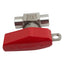 Used Swagelok SS-43GVF4-LL-RD Ball Valve, 2-Way, 1/4in NPT, 500psi Max, 0.9Cv