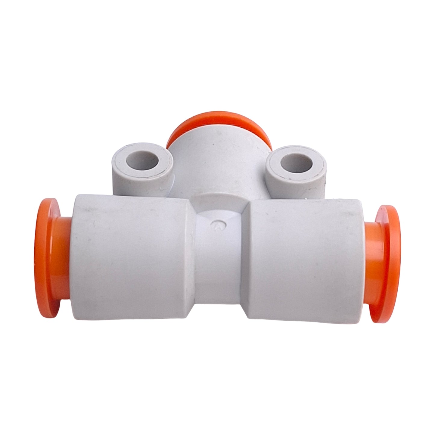 New – Open box Lot of 7 SMC KQ2T11-00A Pneumatic Union Tee Fittings, 3/8in OD Tube, 1.0MPa