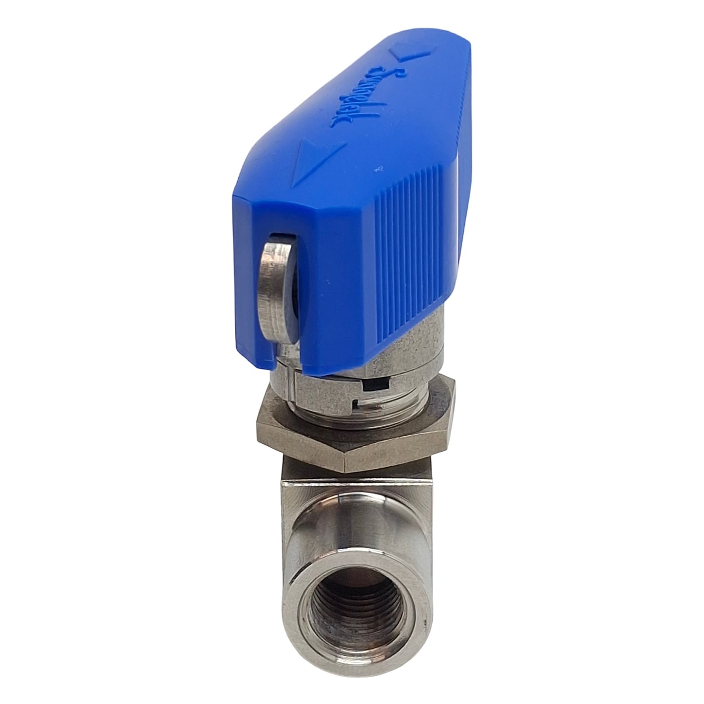 Used Swagelok SS-43GVF4-BL-LL Ball Valve, 2-Way, 1/4in NPT, 500psi Max, 0.9Cv