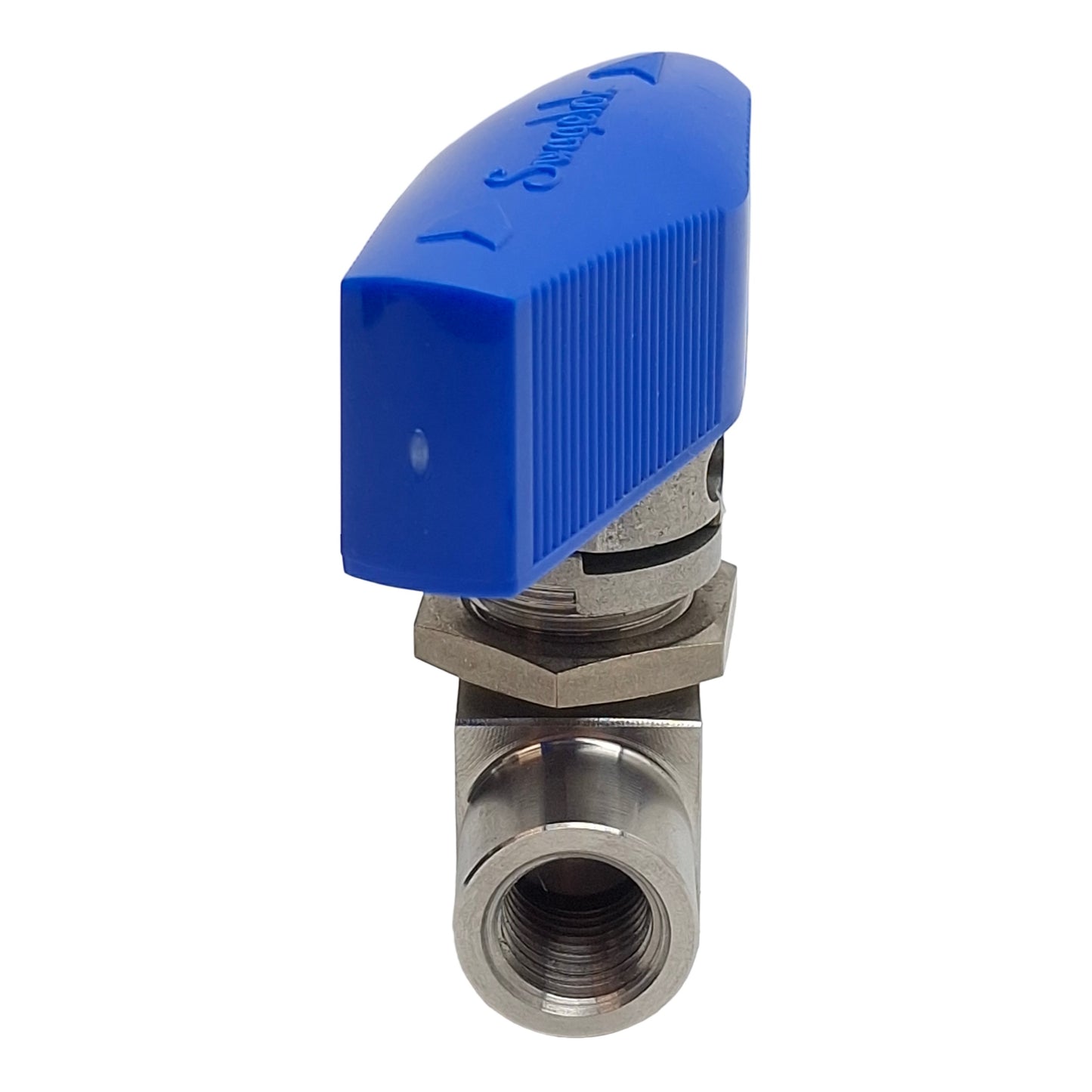 Used Swagelok SS-43GVF4-BL-LL Ball Valve, 2-Way, 1/4in NPT, 500psi Max, 0.9Cv