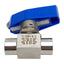 Used Swagelok SS-43GVF4-BL-LL Ball Valve, 2-Way, 1/4in NPT, 500psi Max, 0.9Cv