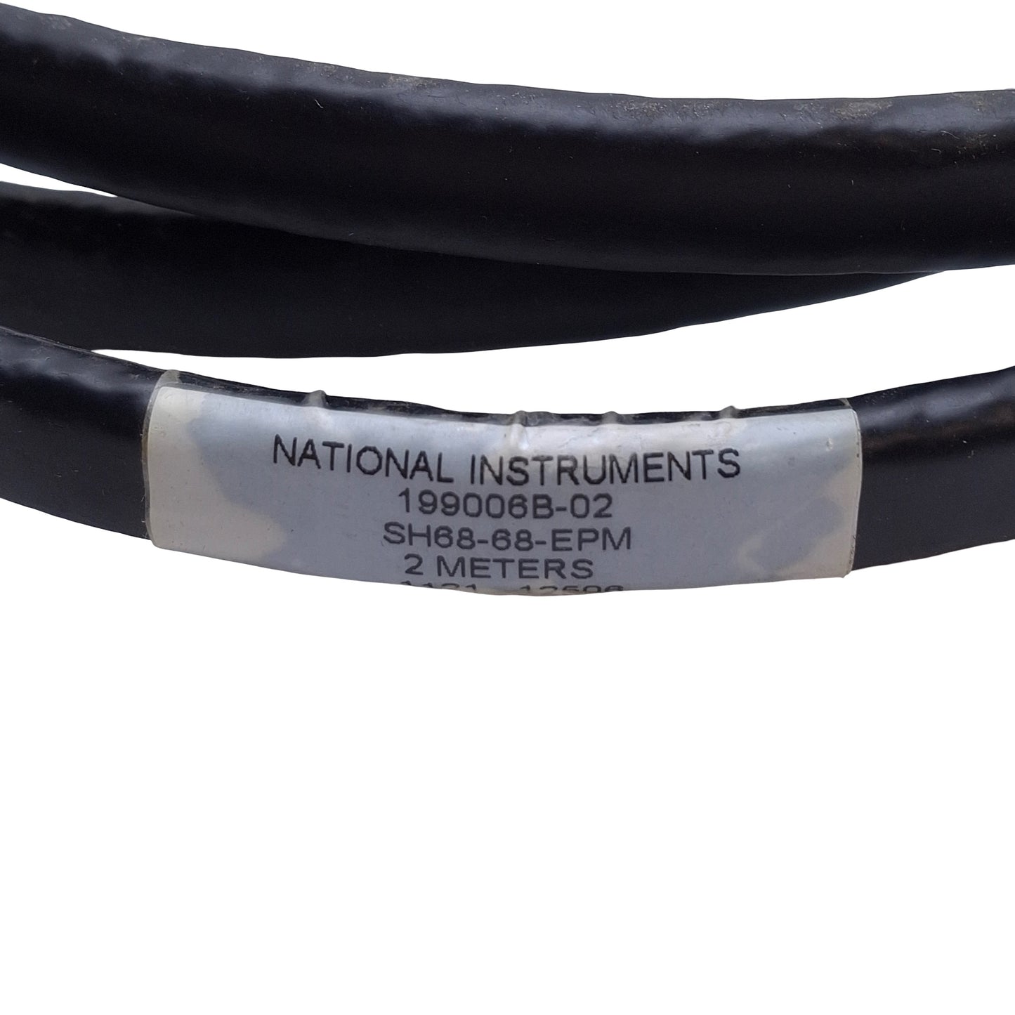Used National Instruments SH68-68-EPM 199006B-02 Shielded DAQ Cable, 2 Meter Length
