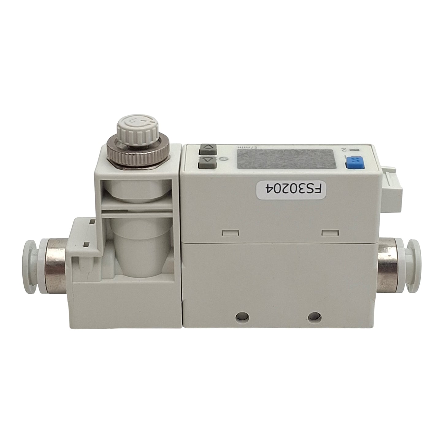 Used SMC PFM725S-C8-B Digital Flow Switch PNP 80mA, 24VDC, 0.5~25L/min 0.75MPa, ø5/16