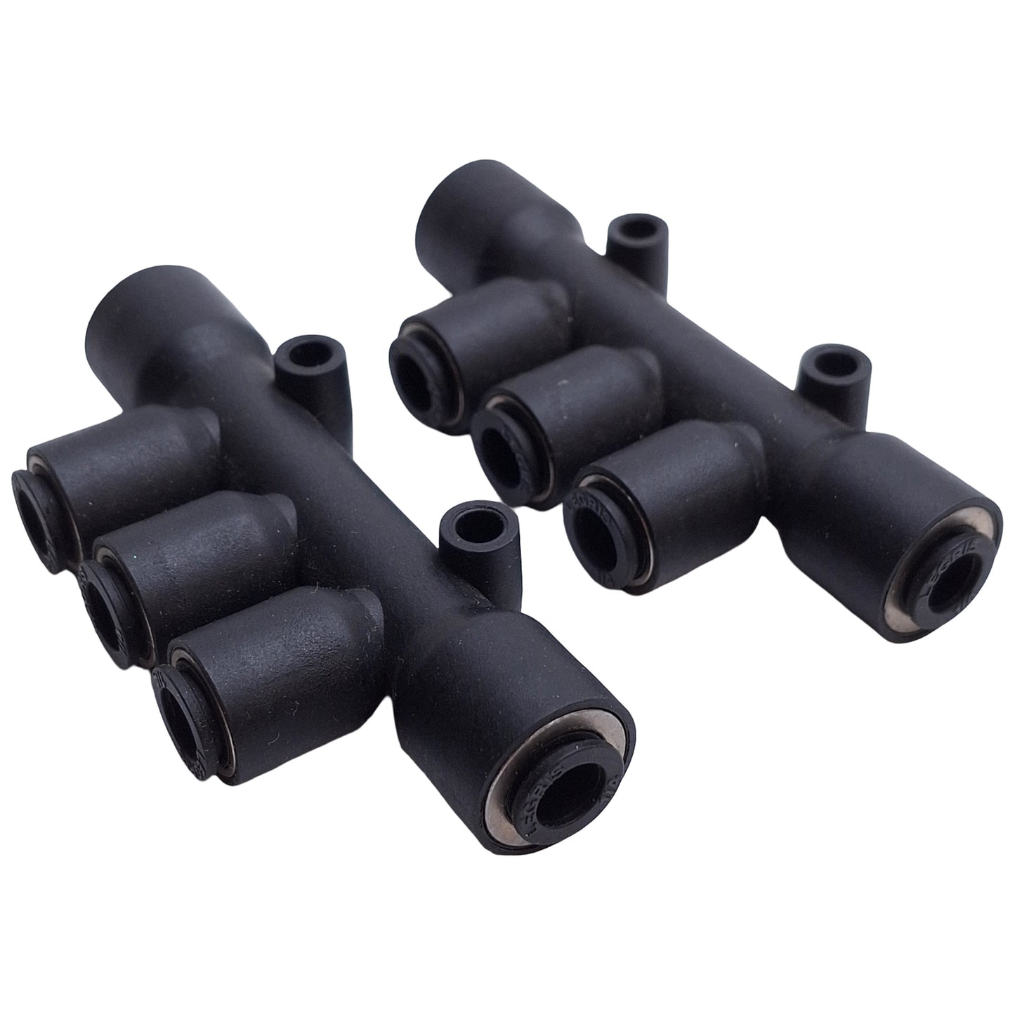 New – Open box Lot of 2 Parker Legris 33045656 Multiple Tee Fitting, 1/4in Tube Diameter