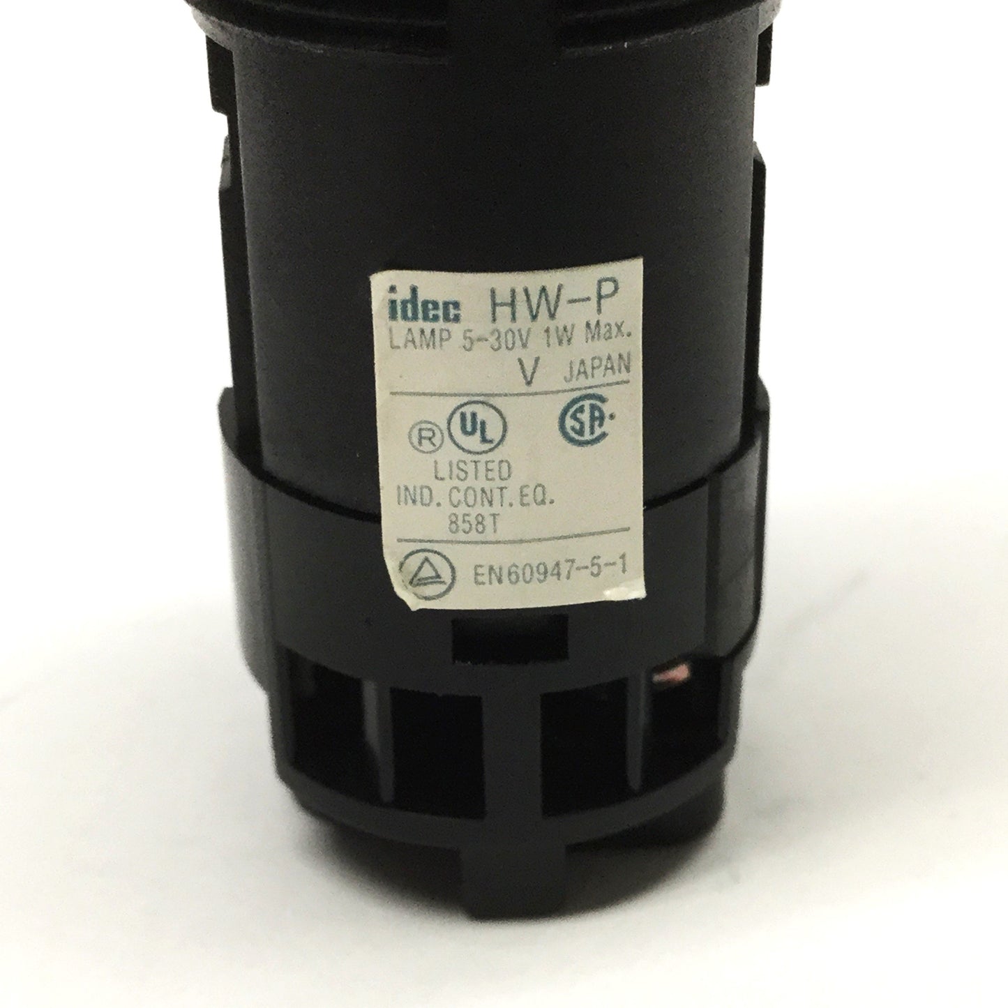 Used Idec HW1P-2FQD-S-24V Panel Indicator Pilot Lights LED Lamp, 24V AC/DC, Blue
