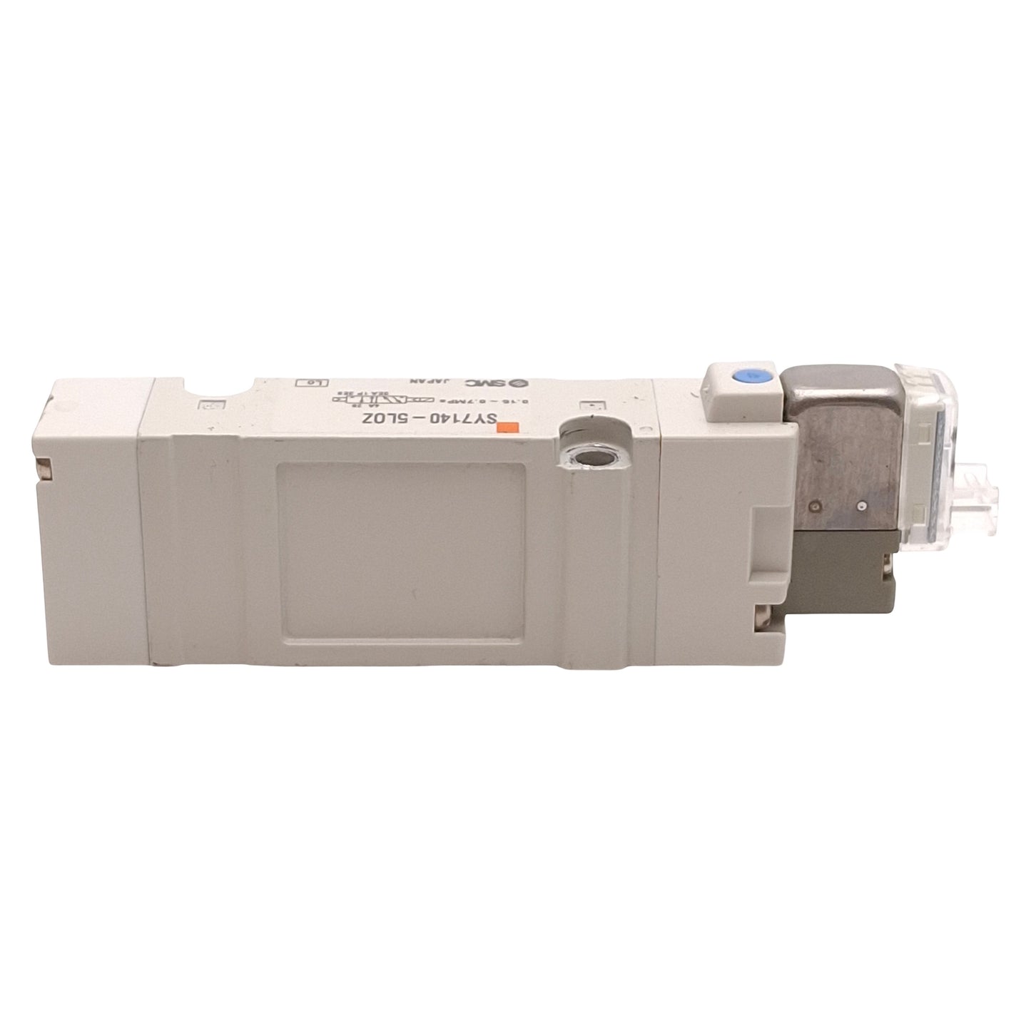 Used SMC SY7140-5LOZ Solenoid Valve, 2-Position Single, 0.15-0.7MPa, 24VDC Coil