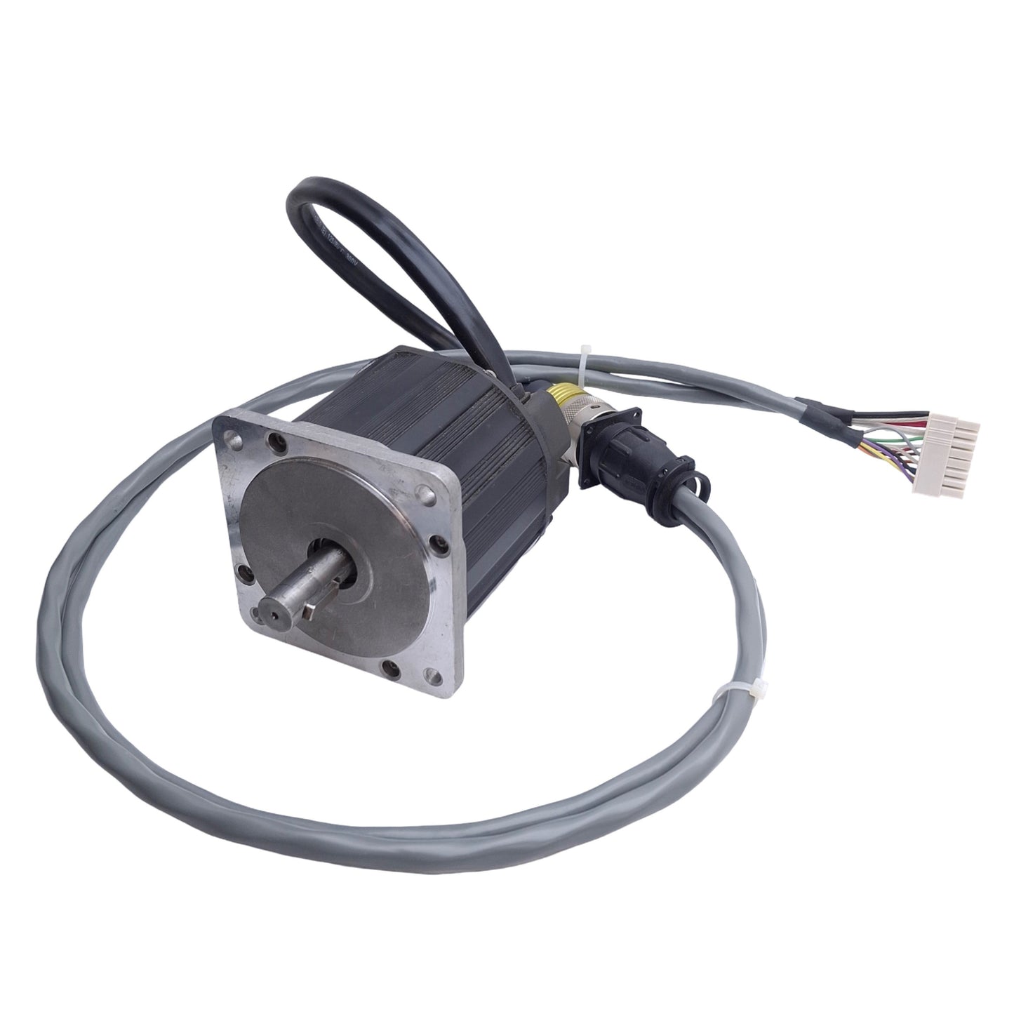 Used Bearing Engineering M-3422V-LN-02D Servo Motor, 6000RPM, 267.2 oz-in, With Cable