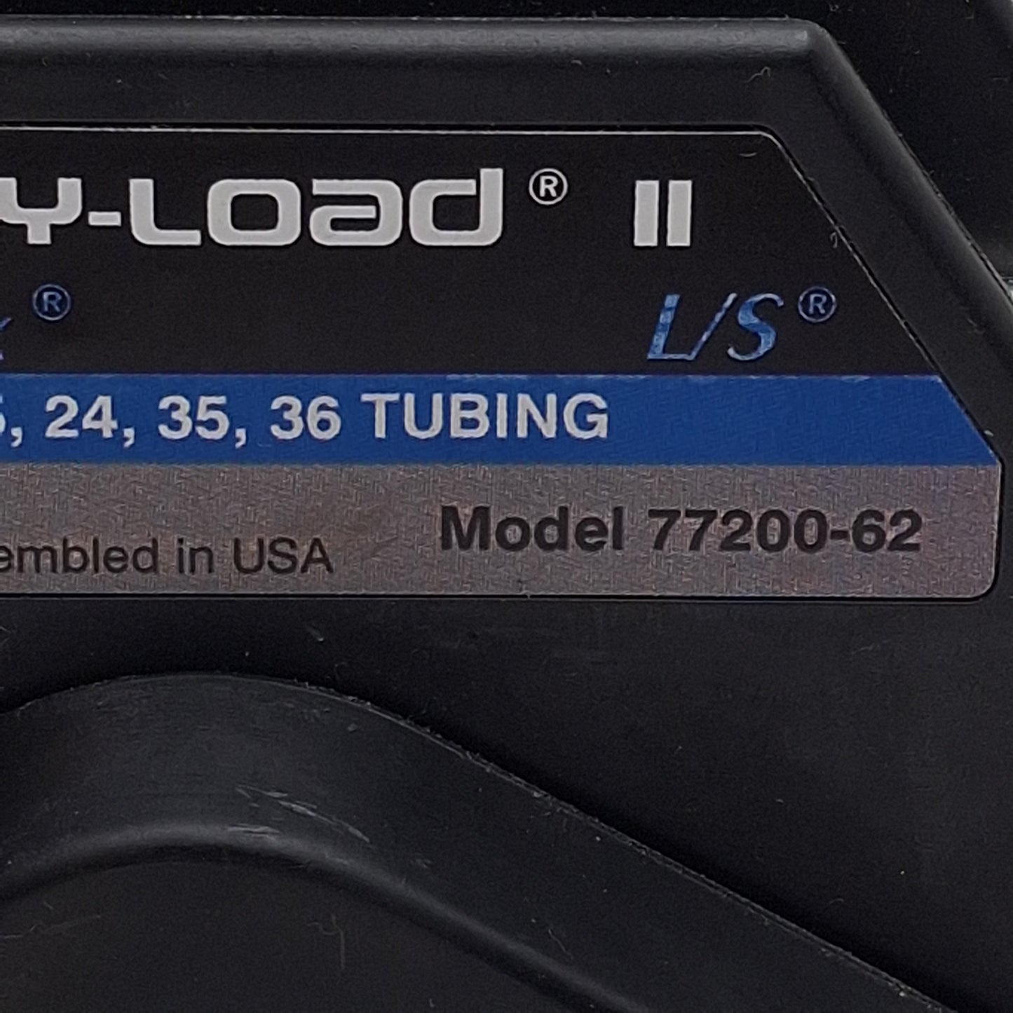 Used Cole Parmer 77200-62 Peristaltic Pump Head .034-2900mL/min 15, 24, 35, 36 Tubing