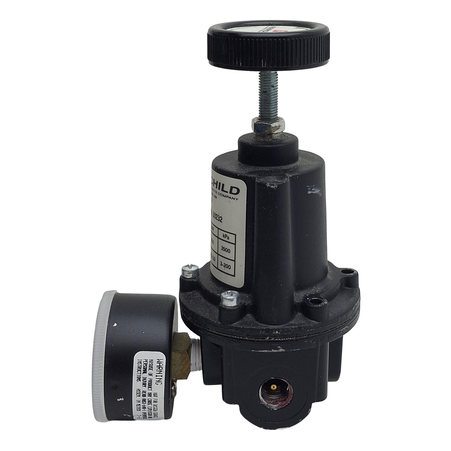 Used Fairchild 10232 Pneumatic Regulator, 0.5-30psi Range, 500psi Max, 1/4in NPT