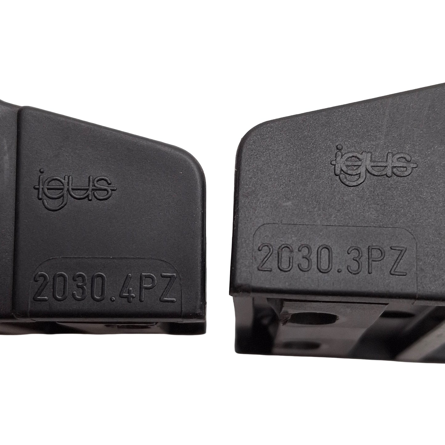 Used Igus 2030.3PZ / 2030.4PZ Energy Chain Mounting Bracket Set, 35mm Inner Width