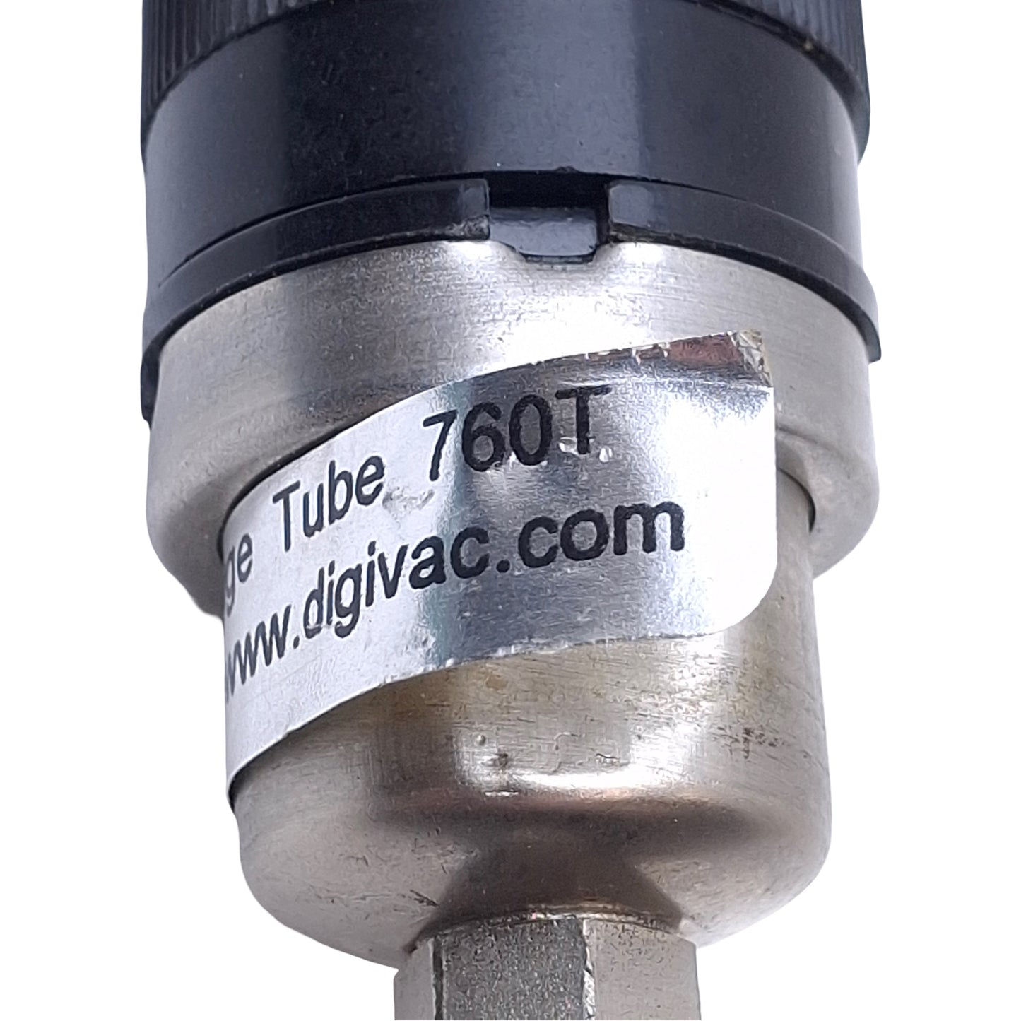 Used DigiVac 760T 801W Vacuum Gauge Tube w/ Readout Display, 1/8" NPT, 12VDC