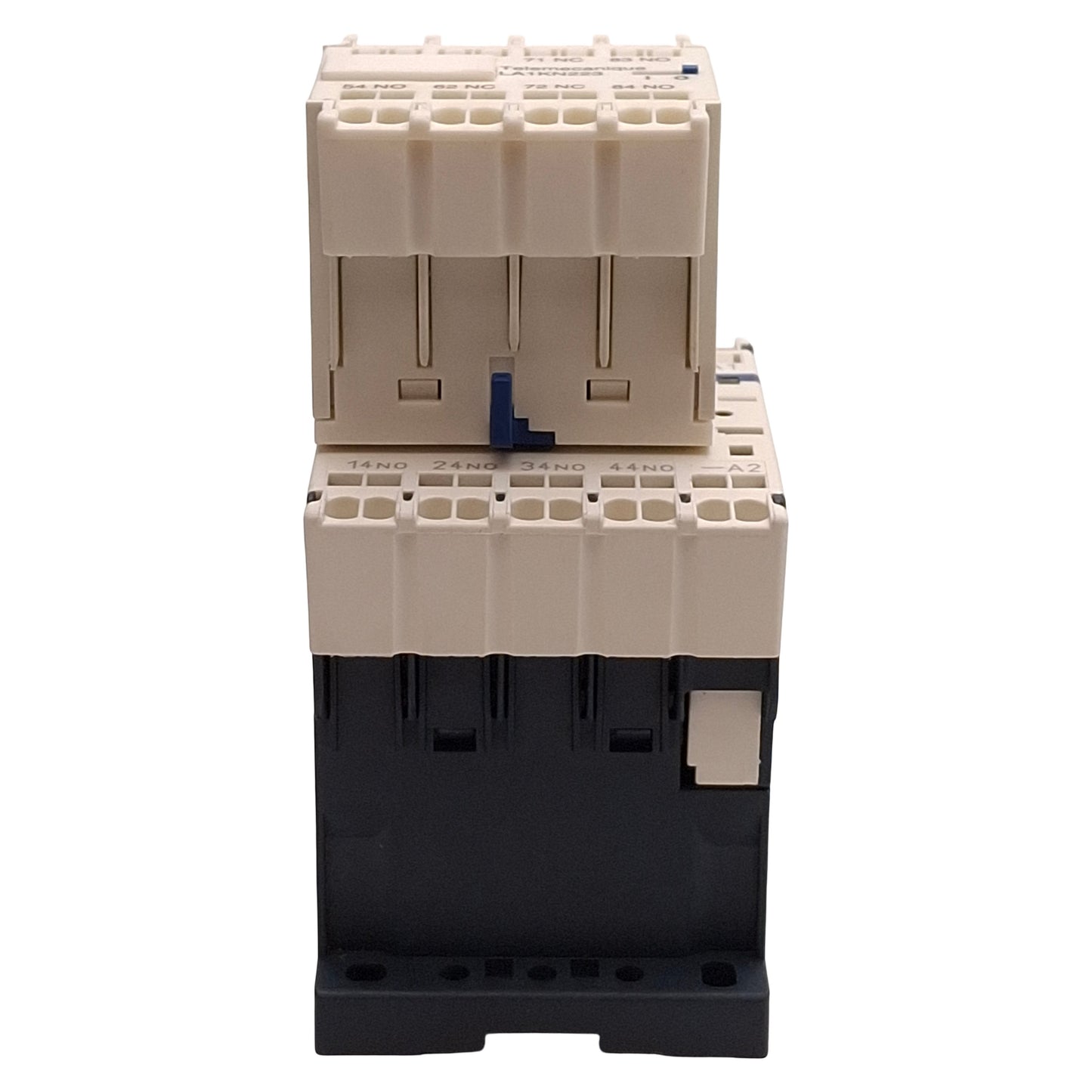 Used Schneider CA3KN403BD LA1KN223 Contactor 4NO, 2NO+2NC Aux, 10A 600VAC, 24VDC Coil