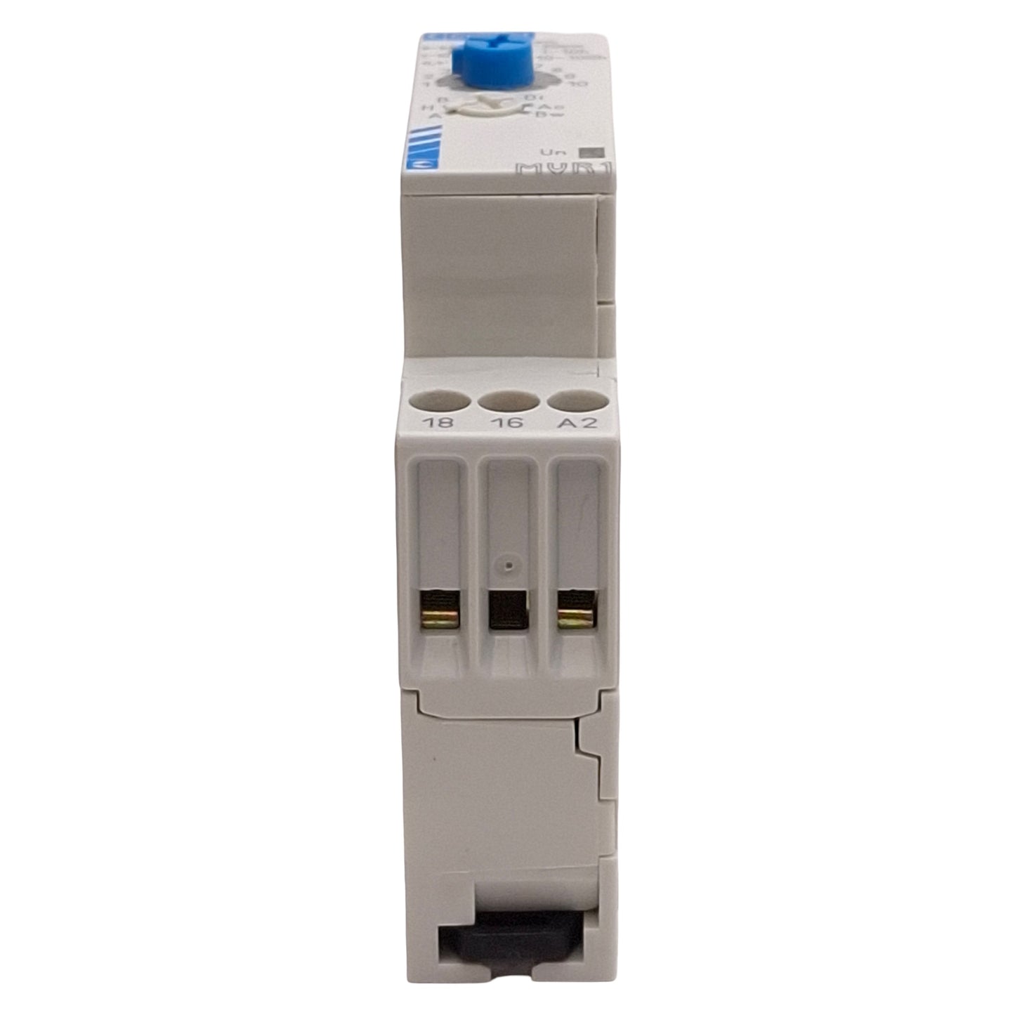 Used Crouzet 88 826 105 MUR1 Timer Relay, 0.1s-100h, 1CO, 8A 24VDC/24-240VAC DIN Rail