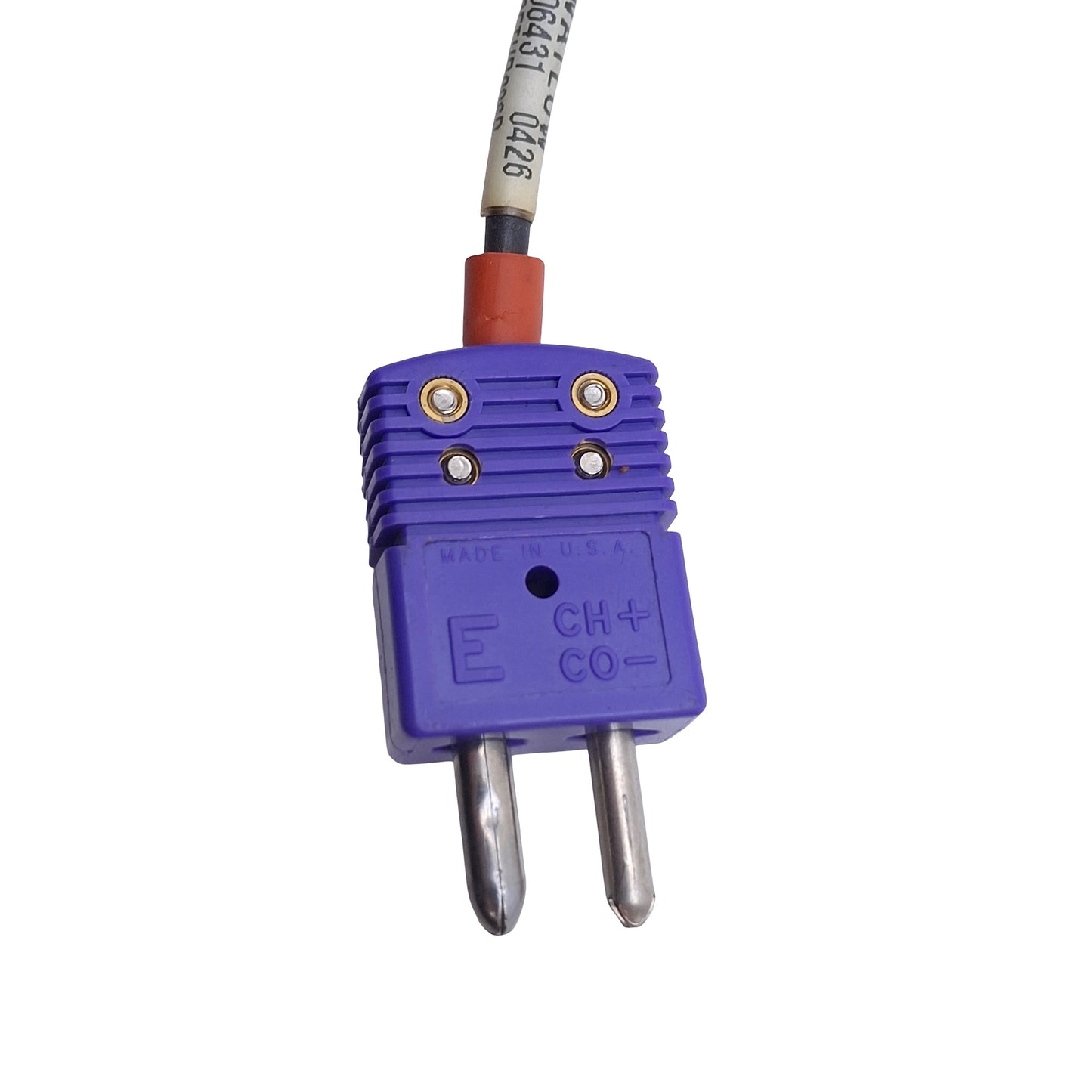 Used Watlow 20CETUR096D Rigid Thermocouple ø1/8in x 8in Sheath, Type E, 1/8in Fitting