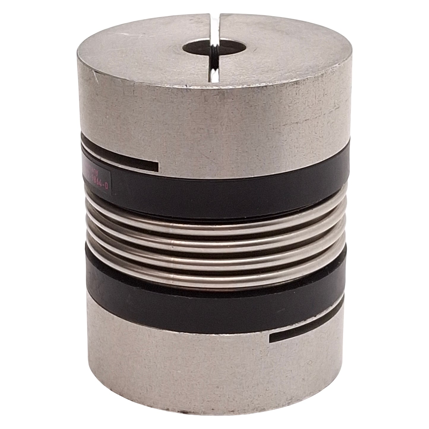 Used R+W BK2/30/69/10/12.7 Metal Bellows Coupling, ø10mm & ø1/2in Bores, ø55 x 69mm