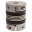 Used R+W BK2/30/69/10/12.7 Metal Bellows Coupling, ø10mm & ø1/2in Bores, ø55 x 69mm