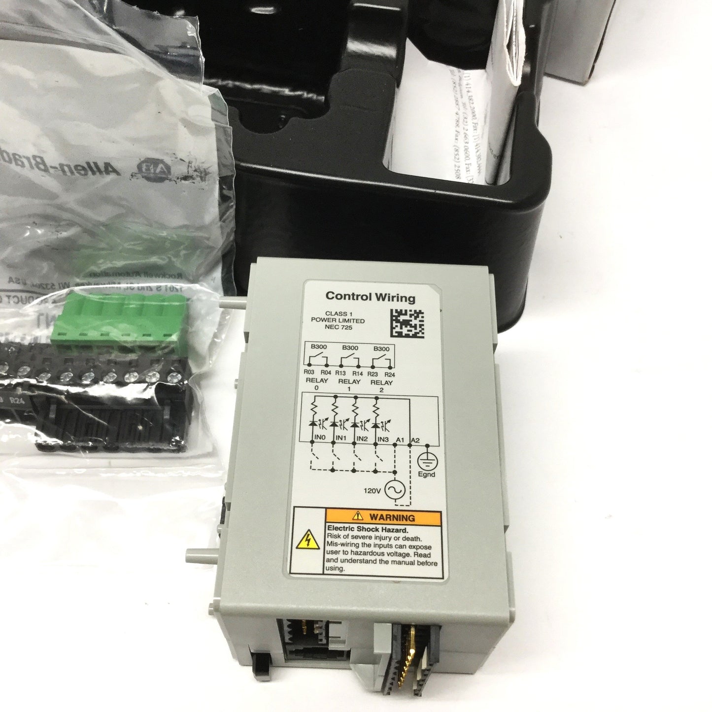 New Allen Bradley 193-EIO-43-120 E300/E200 Overload Relay Control Module 120VAC