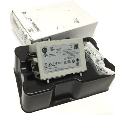 New Allen Bradley 193-EIO-43-120 E300/E200 Overload Relay Control Module 120VAC