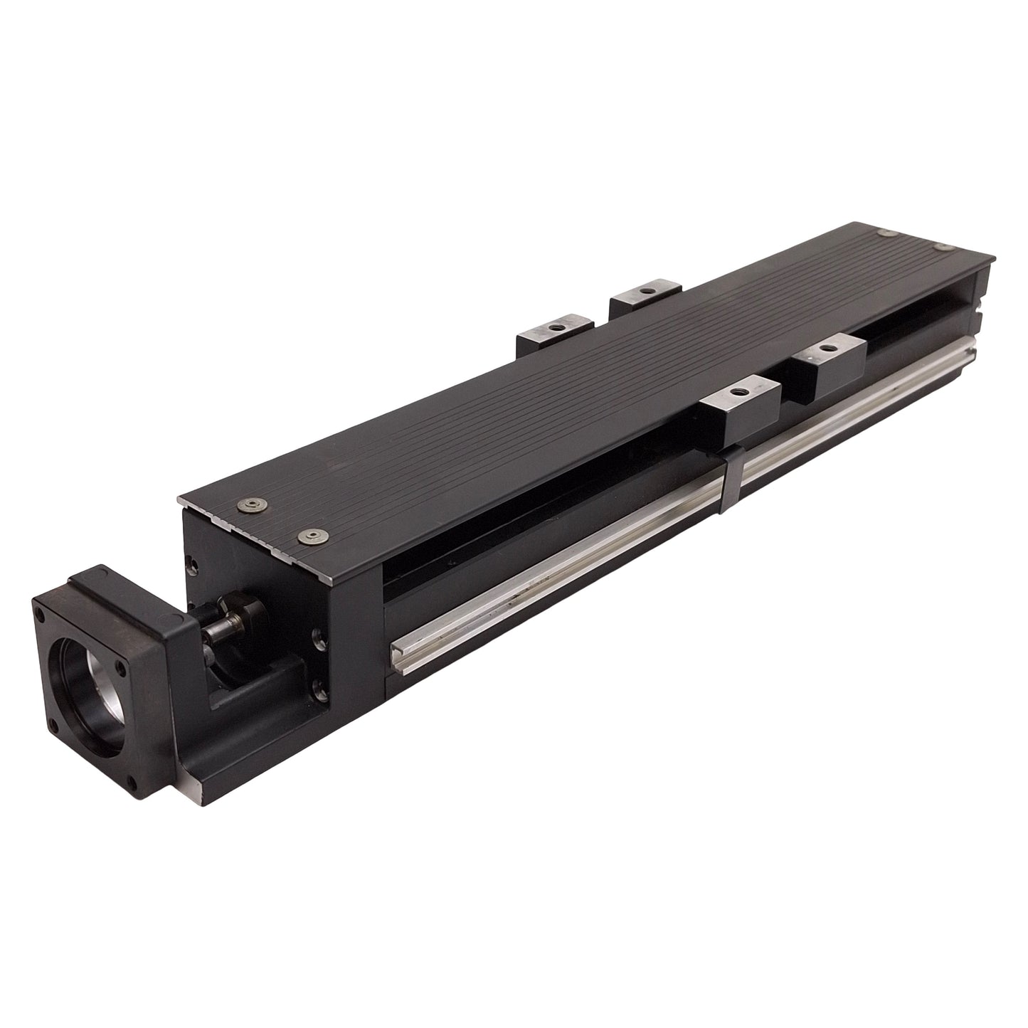 Used THK KR3306D-0187 Linear Actuator, 6mm Lead, 7-3/8in Travel, 28.5x86mm Slides