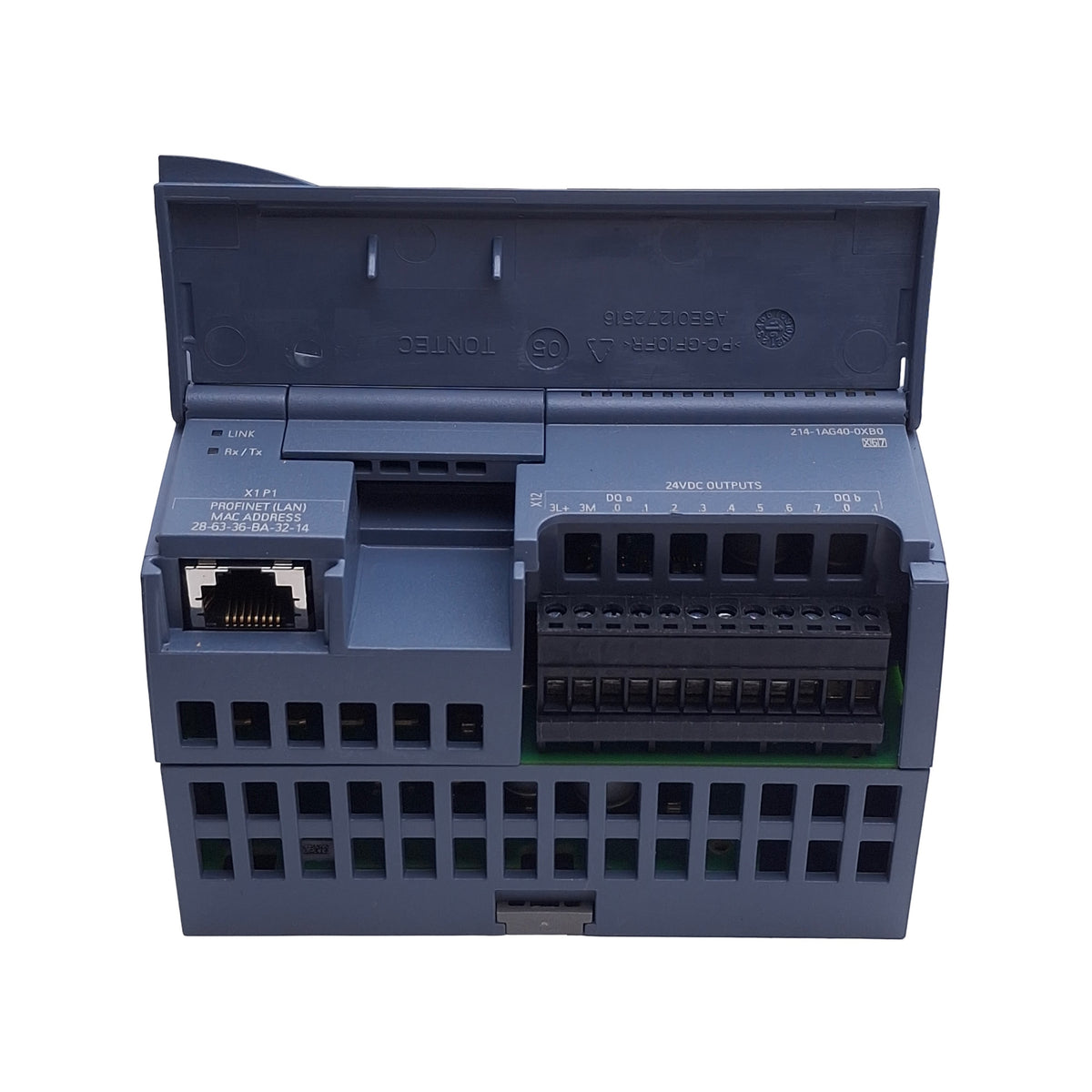 Used Siemens 6ES7 214-1AG40-0XB0 Compact PLC Processor, 24VDC, 14 Digital Inputs