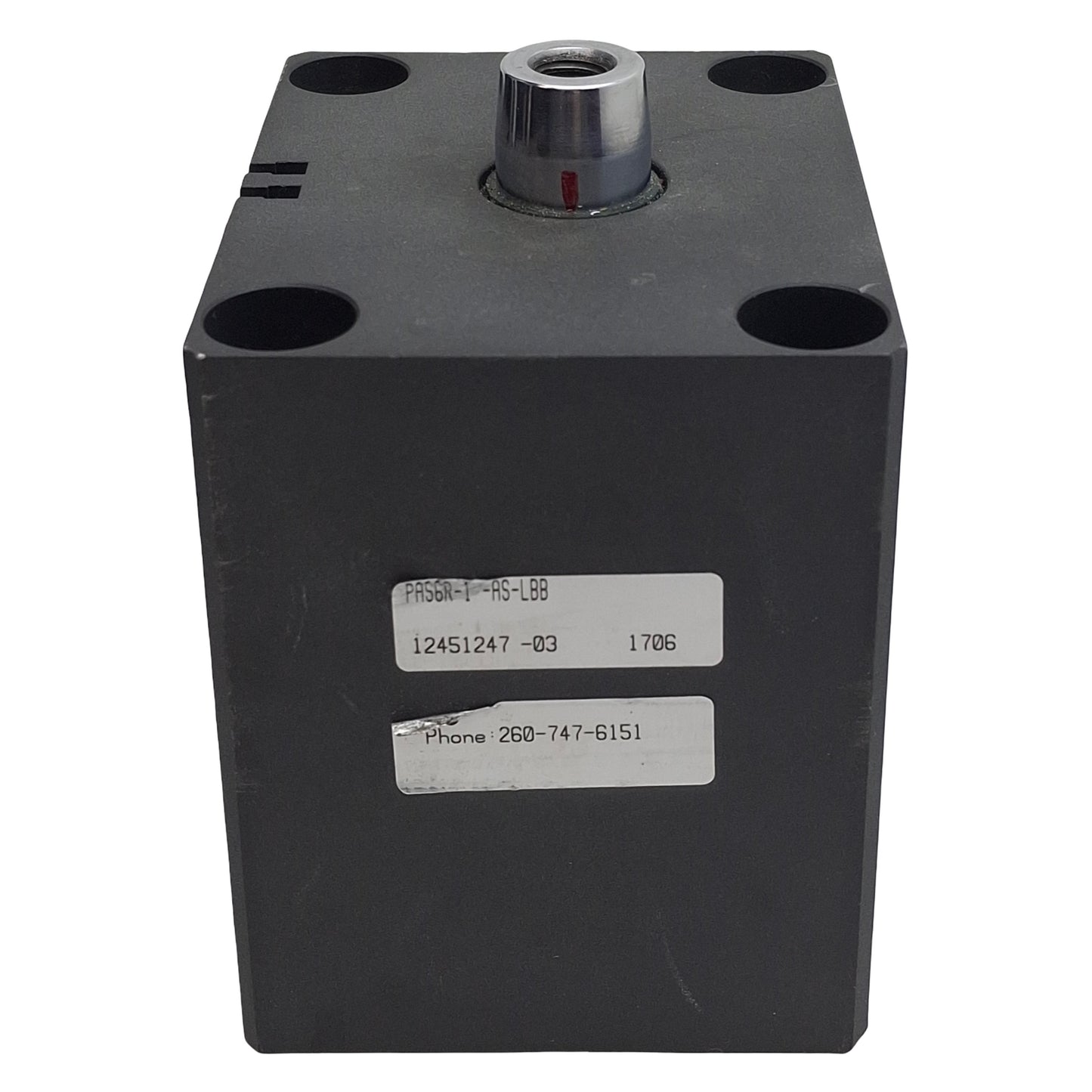 Used Phd PAS6R-1-AS-LBB Swing Clamp Cylinder ø63mm Bore 30mm Stroke 100psi, 1/8in NPT