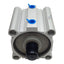 New SMC CDQ2B100-50DCZ Compact Cylinder, ø100mm Bore, 50mm Stroke, Rc3/8, 145psi