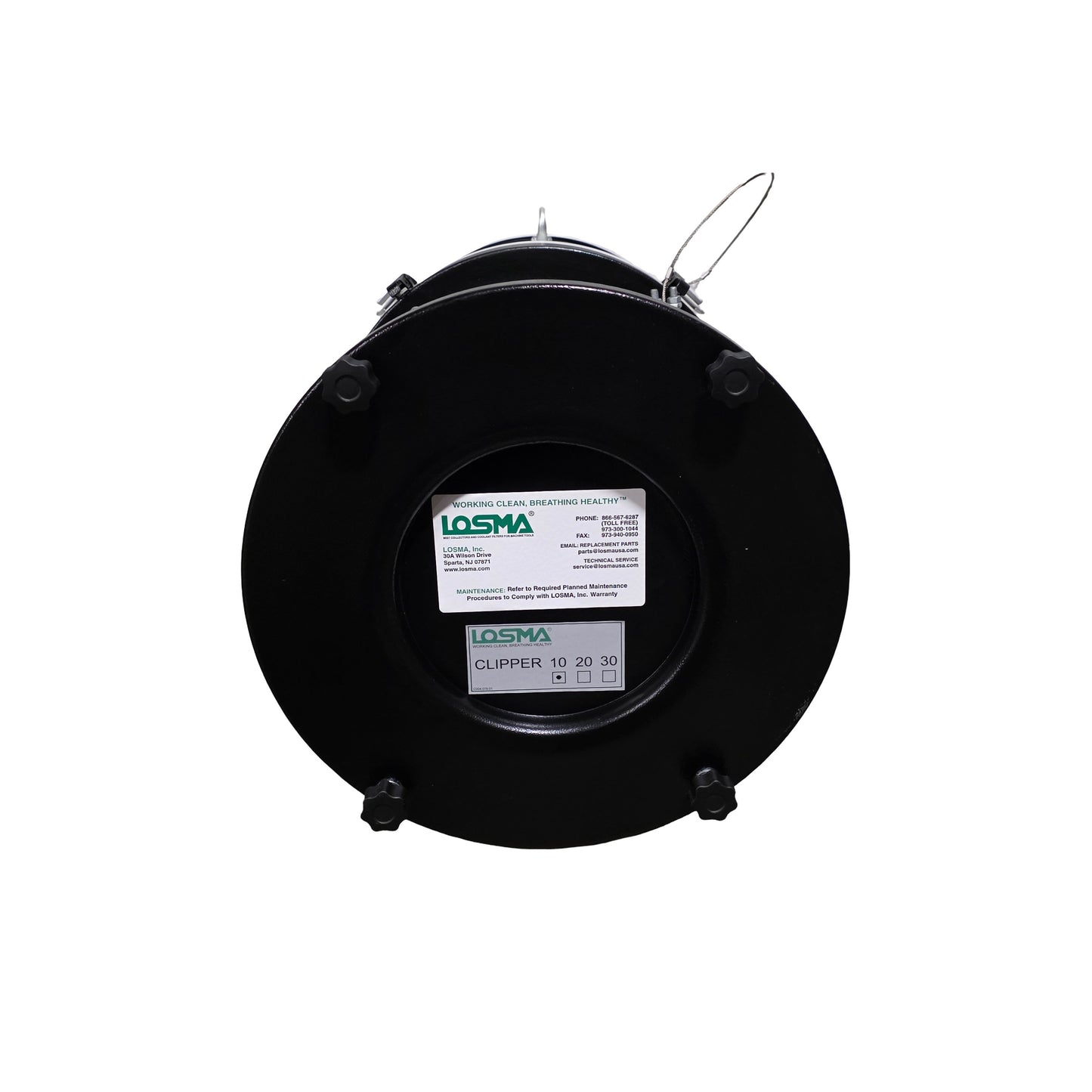 Used Losma D600 Darwin 600 Centrifugal Fan Unit With Clipper 10 Post Filter, 600m³/h