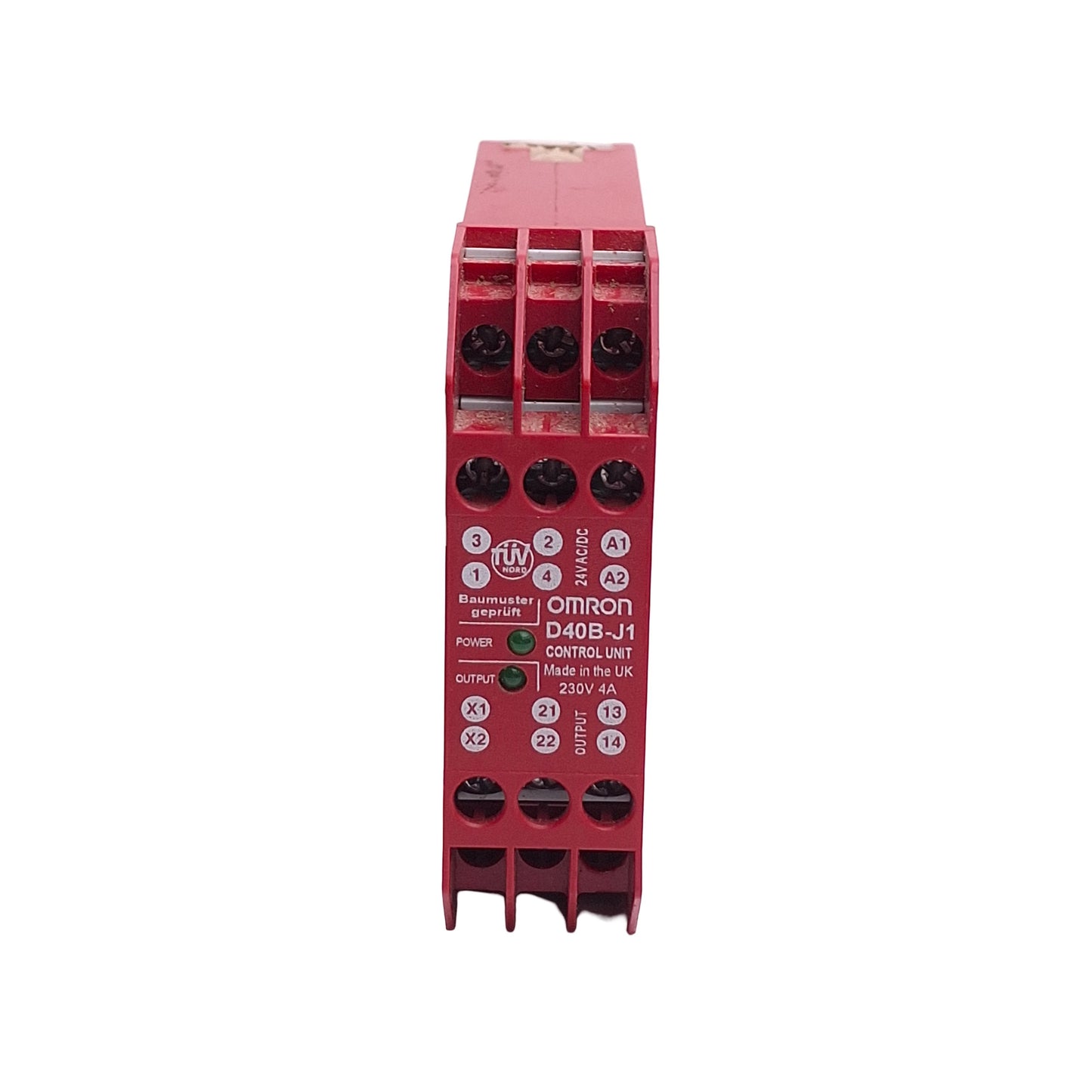 Used Omron D40B-J1 Non Contact Door Switch Controller, 24V Supply, 230VAC 4A Contact