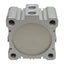 Used SMC NCQ2A80-10D Compact Cylinder, ø80mm Bore, 10mm Stroke, Rc3/8, 145psi