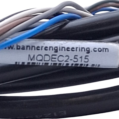 Used Banner MQDEC2-515 Single-Ended Cordset M12 5-Pin Female to Flying Leads, 13ft