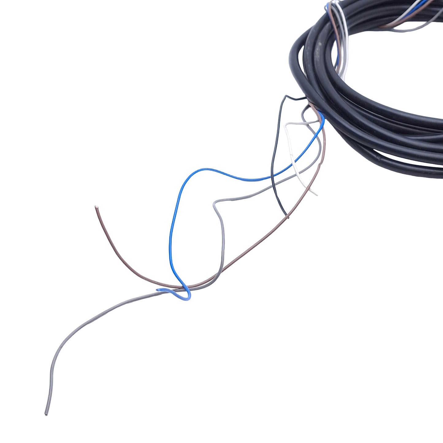 Used Banner MQDEC2-515 Single-Ended Cordset M12 5-Pin Female to Flying Leads, 13ft