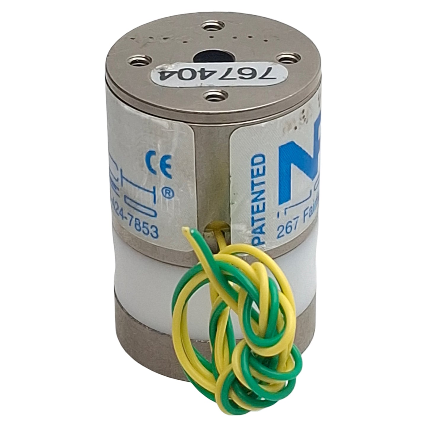 Used NResearch HP225T022 Solenoid Isolation Valve, 2-Way, 1/4-28in, 100psig, 24VDC
