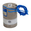 Used Valcor SV74P25T-2 Solenoid Isolation Valve, 2-Way, 1/4-28in, 30psi, 24VDC Coil