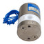Used Valcor SV74P25T-2 Solenoid Isolation Valve, 2-Way, 1/4-28in, 30psi, 24VDC Coil