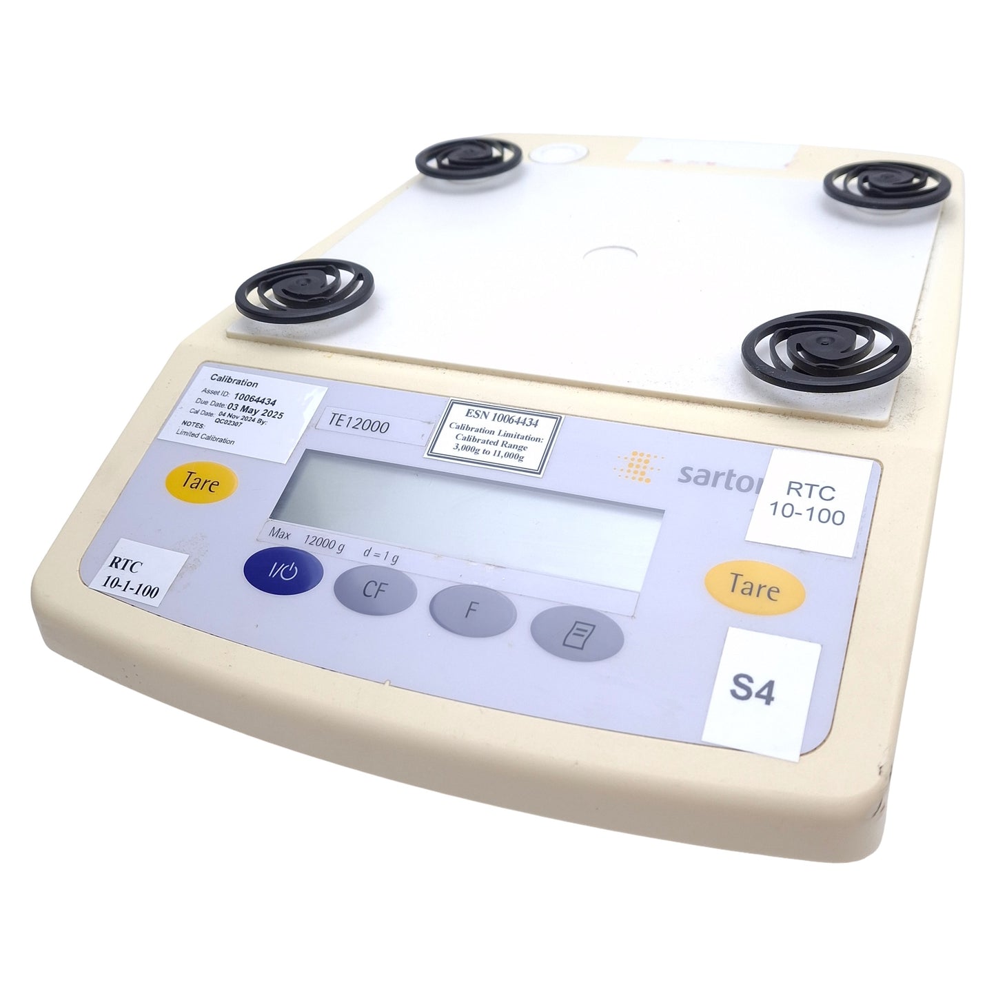 Used Sartorius TE12000 Precision Balance 12,000g Capacity, 174x143mm*Missing Top Pan*
