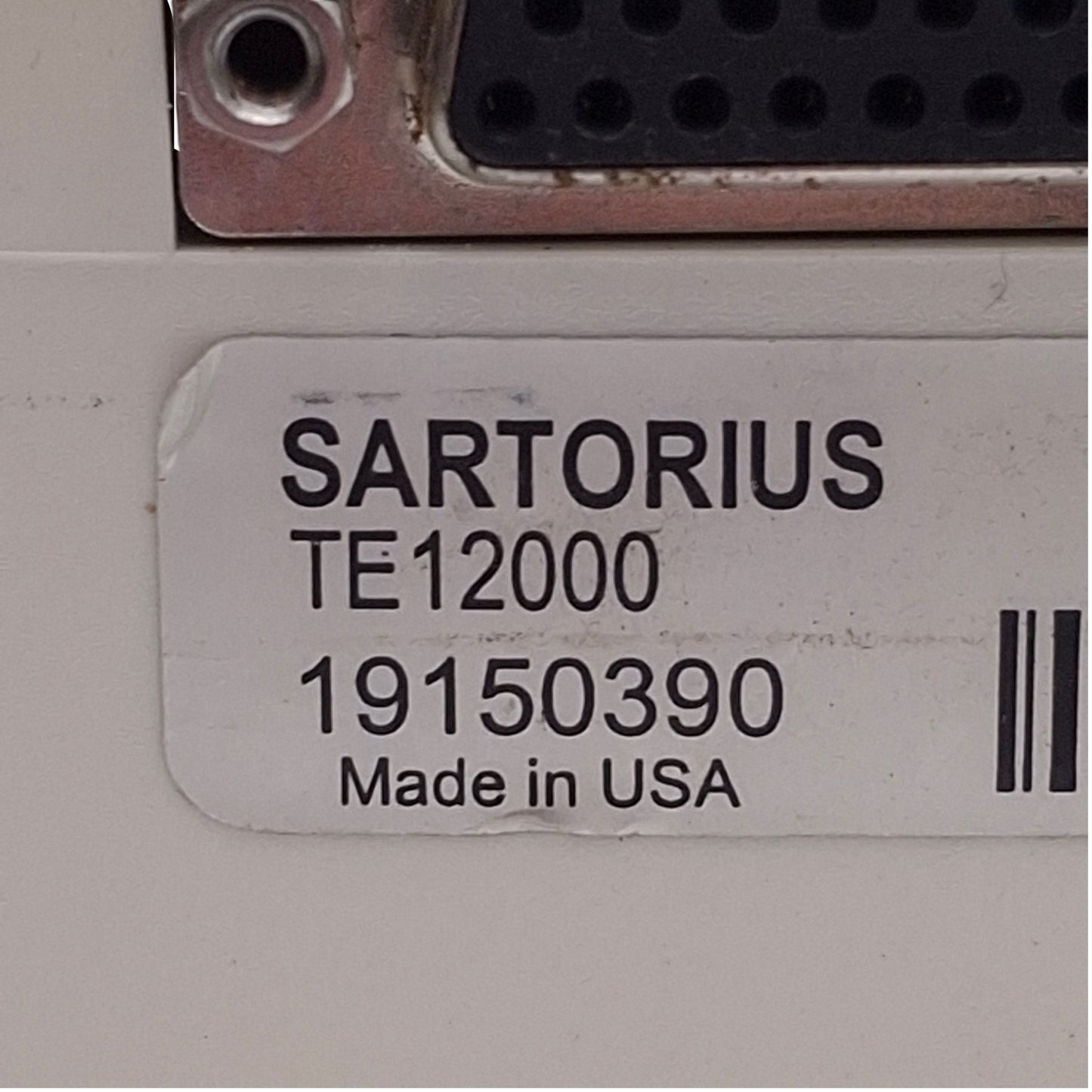Used Sartorius TE12000 Precision Balance 12,000g Capacity, 174x143mm*Missing Top Pan*