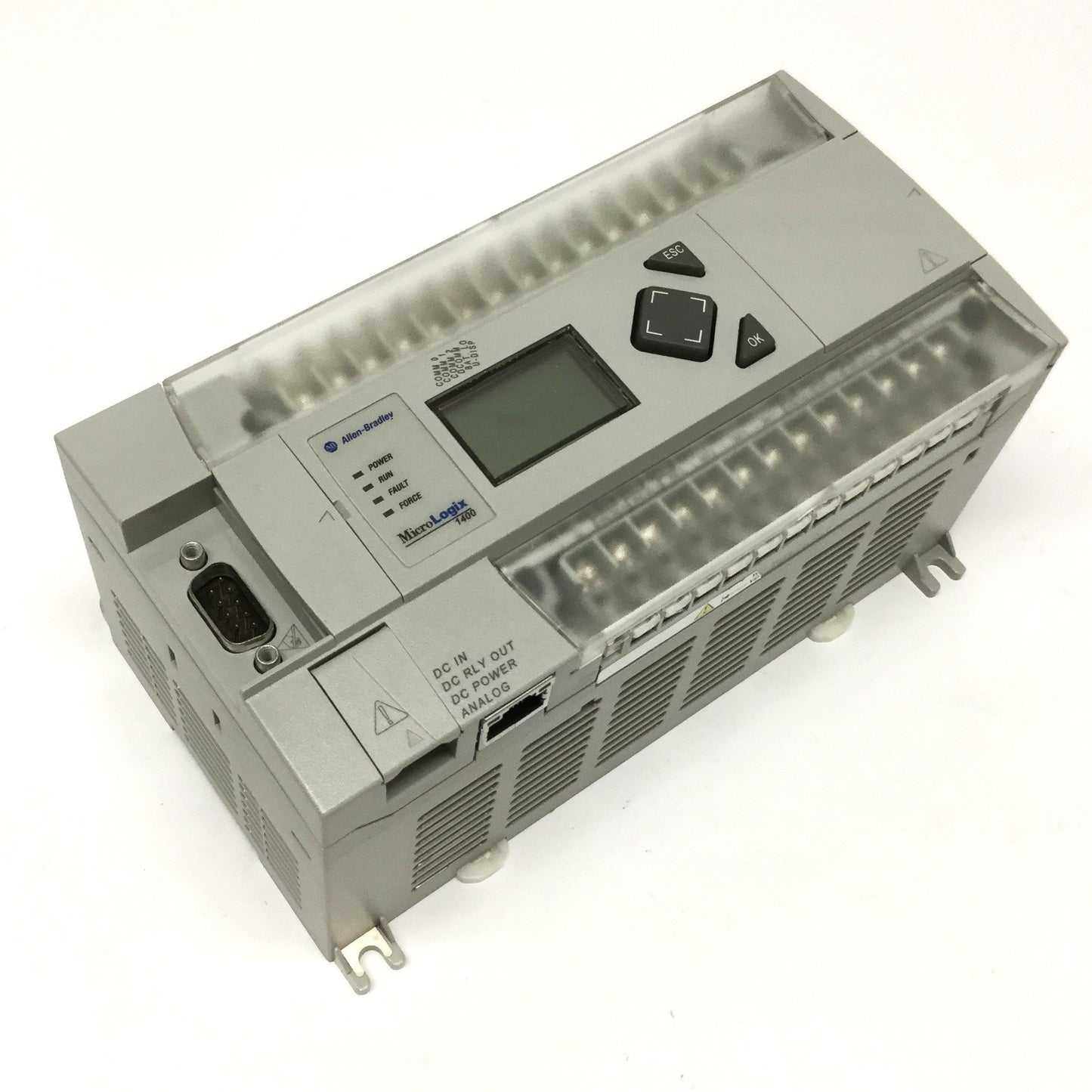 Used Allen Bradley 1766-L32BXBA MicroLogix 1400 PLC Controller, 32-Point, 24VDC
