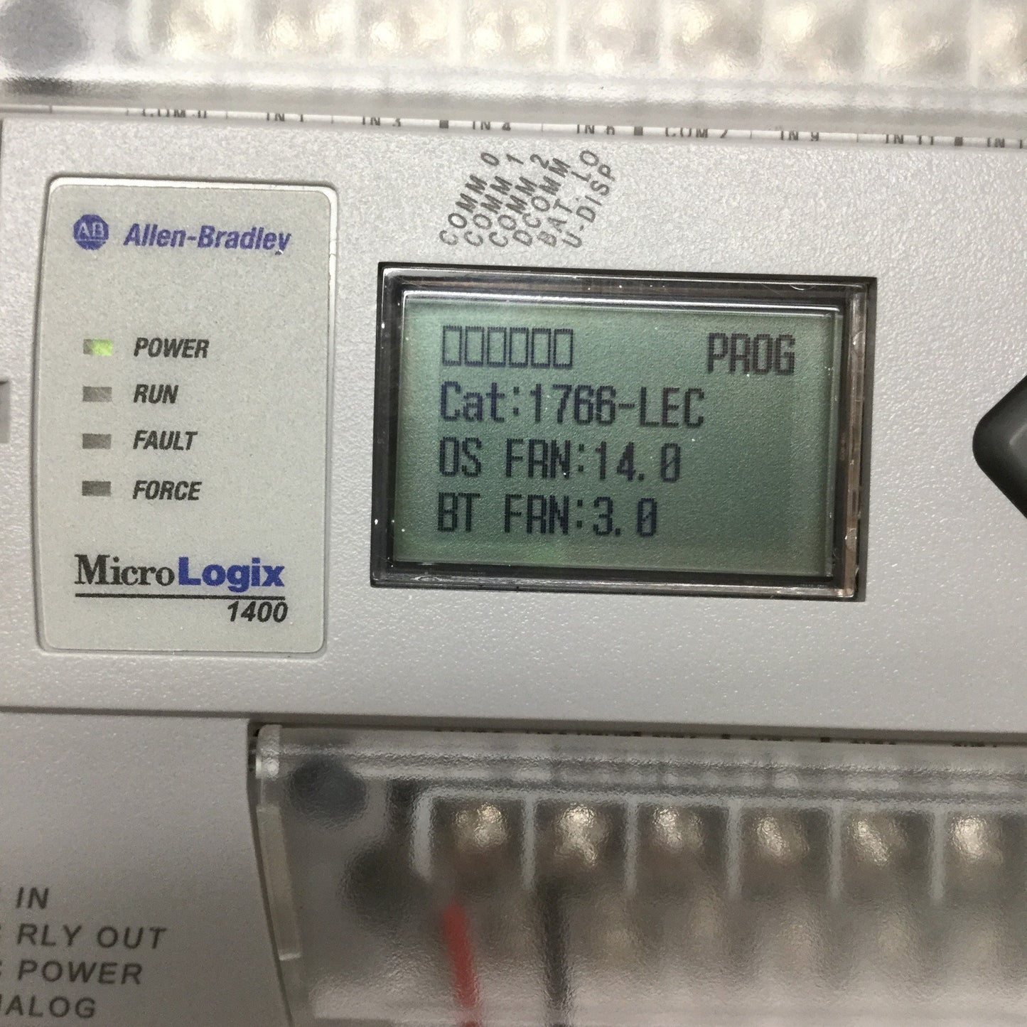 Used Allen Bradley 1766-L32BXBA MicroLogix 1400 PLC Controller, 32-Point, 24VDC