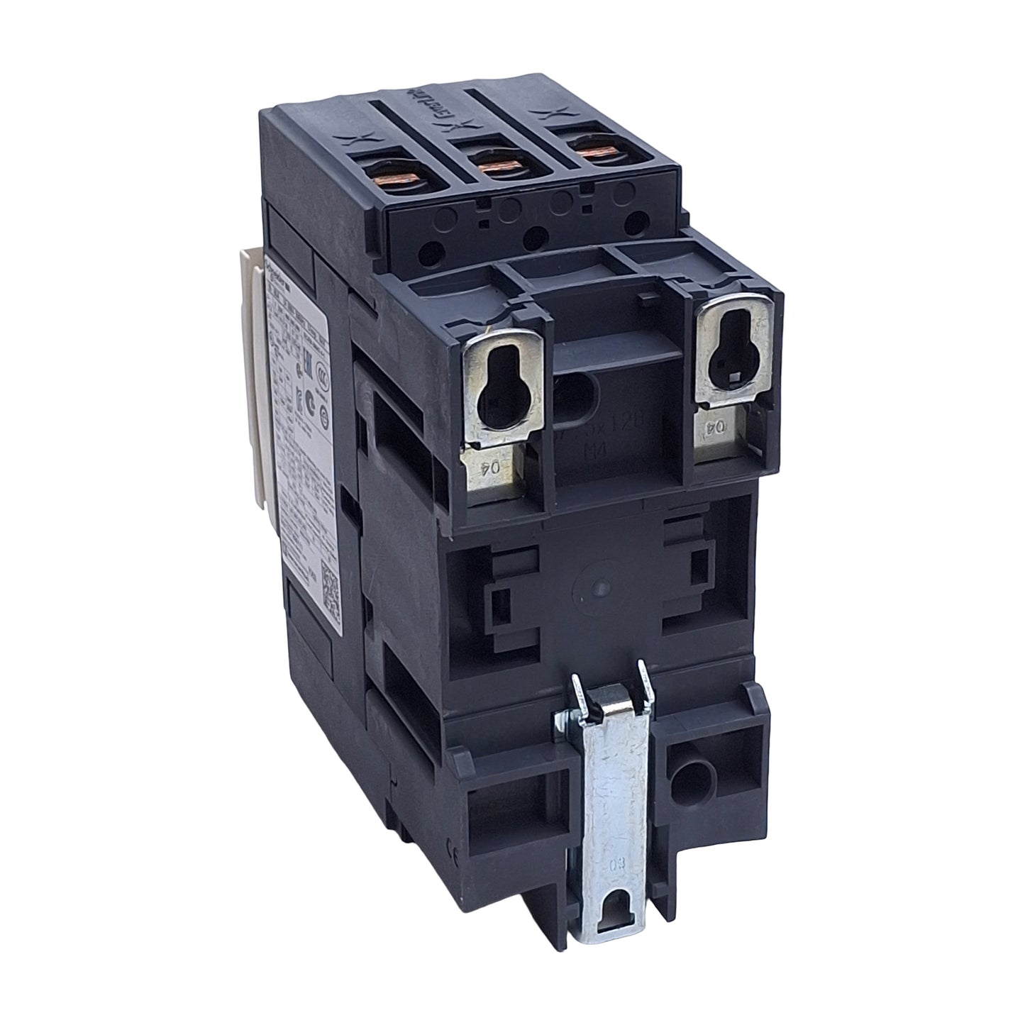 Used Schneider LC1D65A G7 Motor Starter Contactor, 120VAC Coil, 65A, 600VAC, 50HP