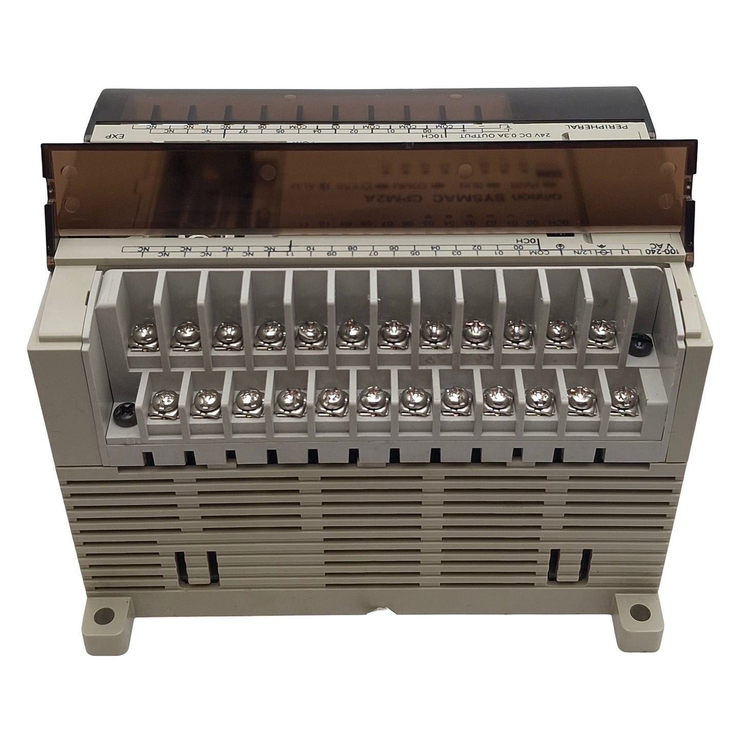 Used Omron CPM2A-20CDR-A Programmable Controller 20I/O Points, 24VDC In/Out, DIN Rail