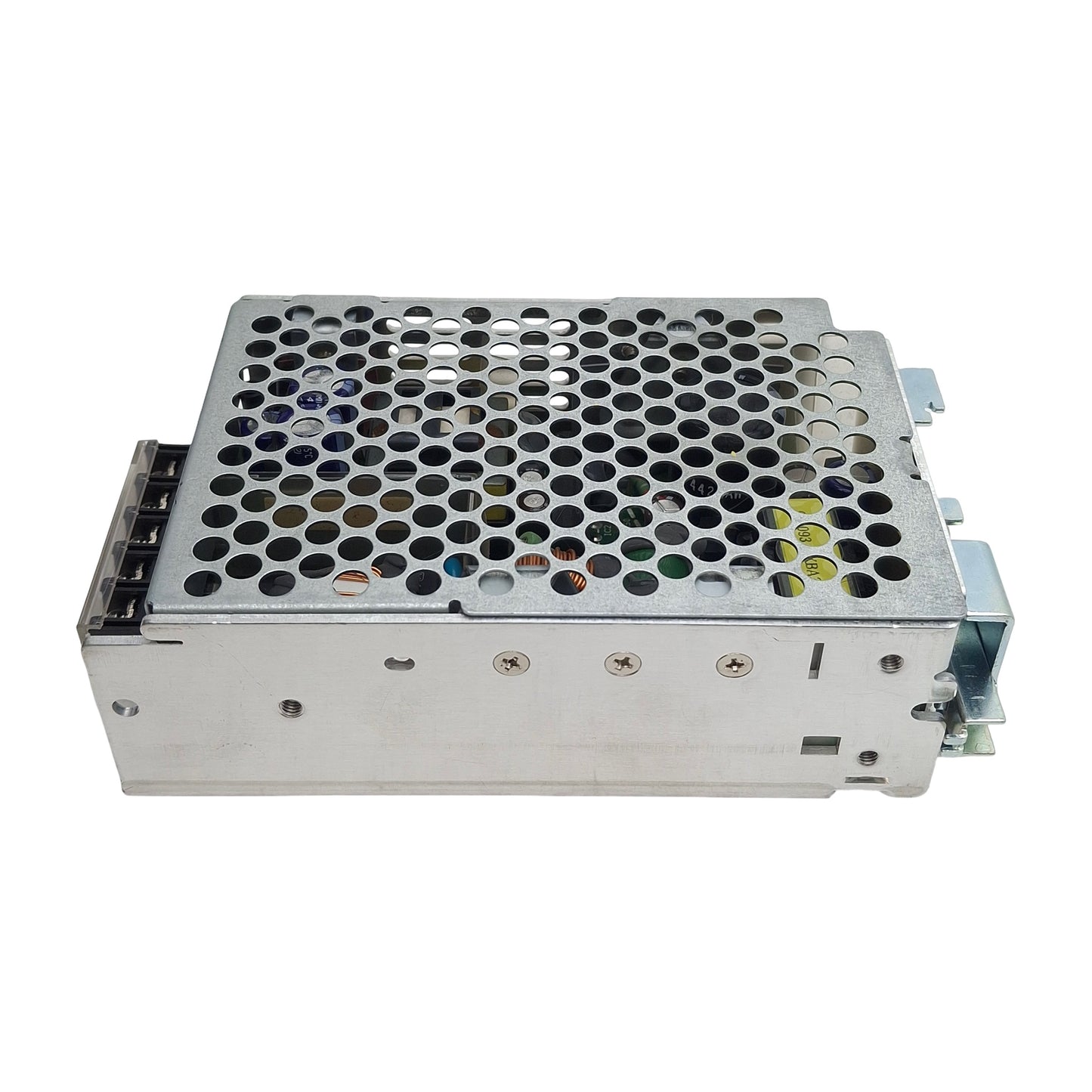 Used Omron S8PS-10024CD Power Supply, 100-240VAC In, 4.5A 24VDC Out, DIN Rail