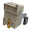 Used Omron CPM1A-MAD01 Analog I/O Unit, m+1/m+2 Input, 5/10V 4-20mA, DIN Rail