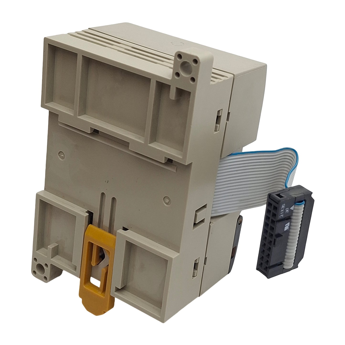 Used Omron CPM1A-MAD01 Analog I/O Unit, m+1/m+2 Input, 5/10V 4-20mA, DIN Rail