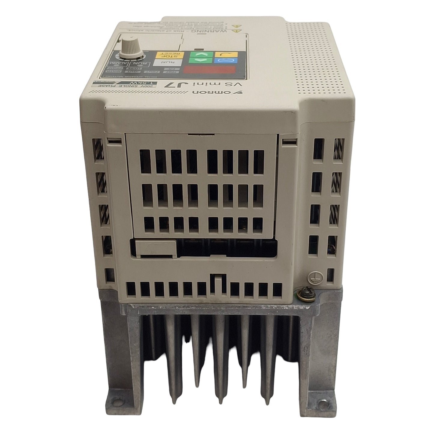 Used Omron CIMR-J7AZB1P5 VS mini J7 Compact Invertor, 1-Phase 200VAC In, 1.5kW
