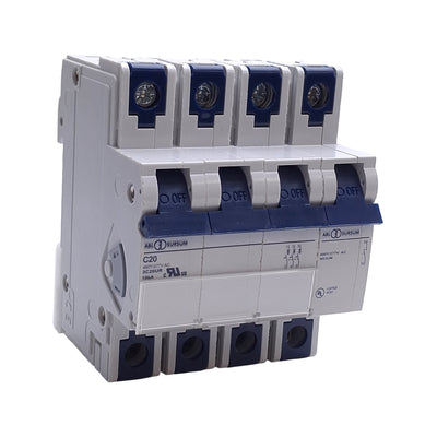 Used Altech 3C20UR ABL Sursum Circuit Breaker, 3P + 1NO, 480Y/277VAC, 20 Amps