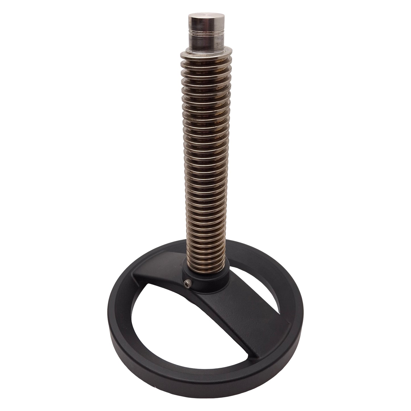 Used Acme Lead Screw Assembly, ø1-1/2in x 8in Thread, 4 TPI, ø8in Wheel, ø1in OD End